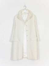 Helmut Lang AW97 Alpaca Fur High Collar Parka