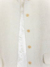 Helmut Lang AW97 Alpaca Fur High Collar Parka