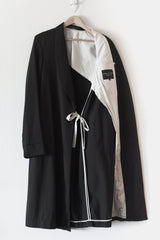 Comme des Garçons Homme Plus Shawl Collar Waist Tie Coat