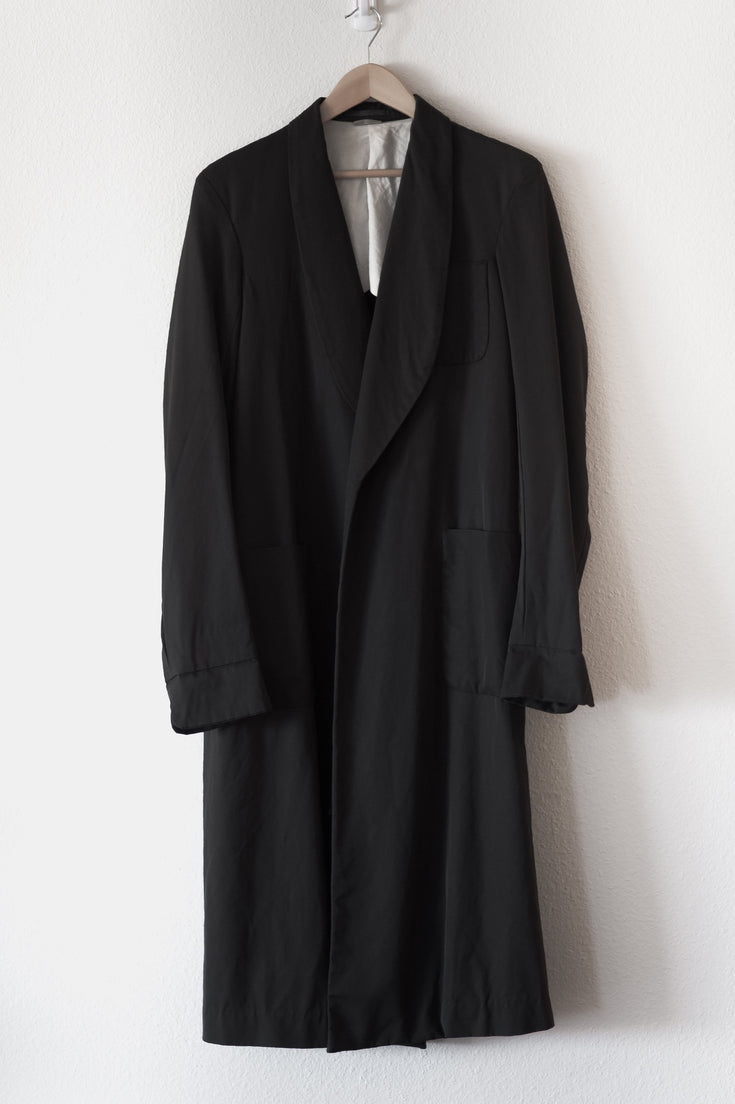 Comme des Garçons Homme Plus Shawl Collar Waist Tie Coat