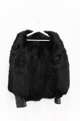 Helmut Lang Fur Lined Lambskin Jacket
