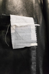 Helmut Lang Fur Lined Lambskin Jacket