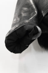 Helmut Lang Fur Lined Lambskin Jacket