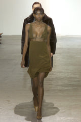 Helmut Lang AW00 Silk Sheer Paneled Blouse