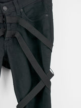 Helmut Lang SS04 Bondage Strap Mummy Denim
