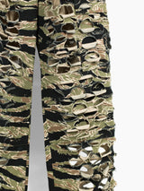 Vetements AW18 Laser Cut Tiger Camo Cargos