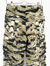 Vetements AW18 Laser Cut Tiger Camo Cargos