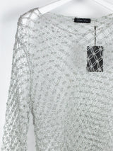 Number (N)ine SS04 Metallic Macramé Top