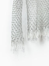 Number (N)ine SS04 Metallic Macramé Top