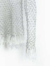 Number (N)ine SS04 Metallic Macramé Top