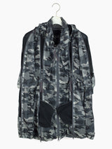Final Home 00s Snow Camo Mesh Survival Parka