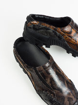 Kiko Kostadinov AW20 Bindra Sabo Mule Python