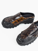 Kiko Kostadinov AW20 Bindra Sabo Mule Python