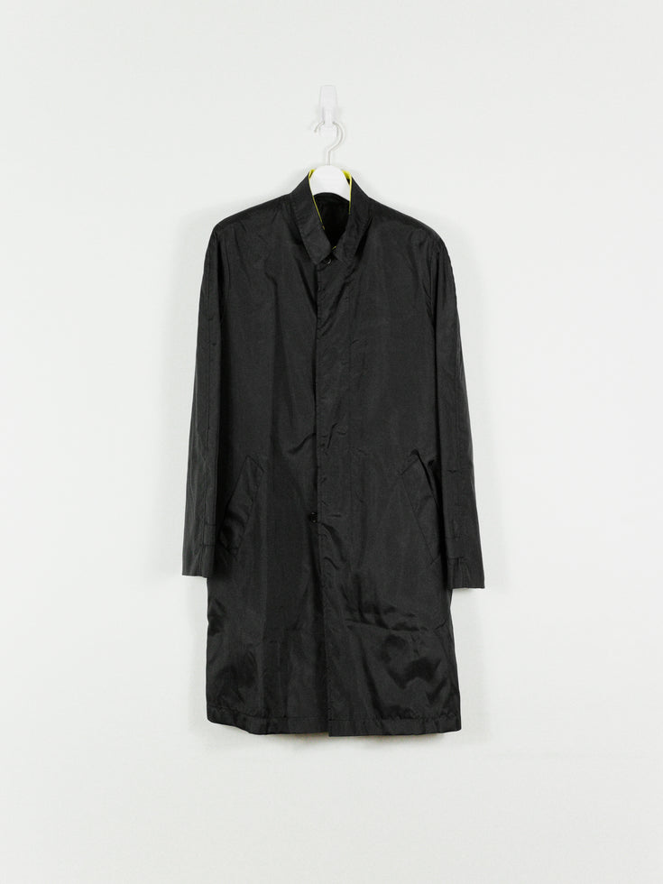 Helmut Lang SS96 Contrast Collar Technical Mac Coat