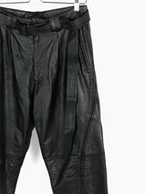 Ficce 90s Leather Riding/Moto Trousers