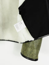 Our Legacy AW17 Shearling Flight Jacket Citron Rips