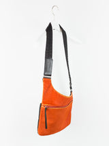Prada Orange Pony-Hair Sidebag