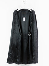 Prada AW18 Overprint Wool Houndstooth Overcoat