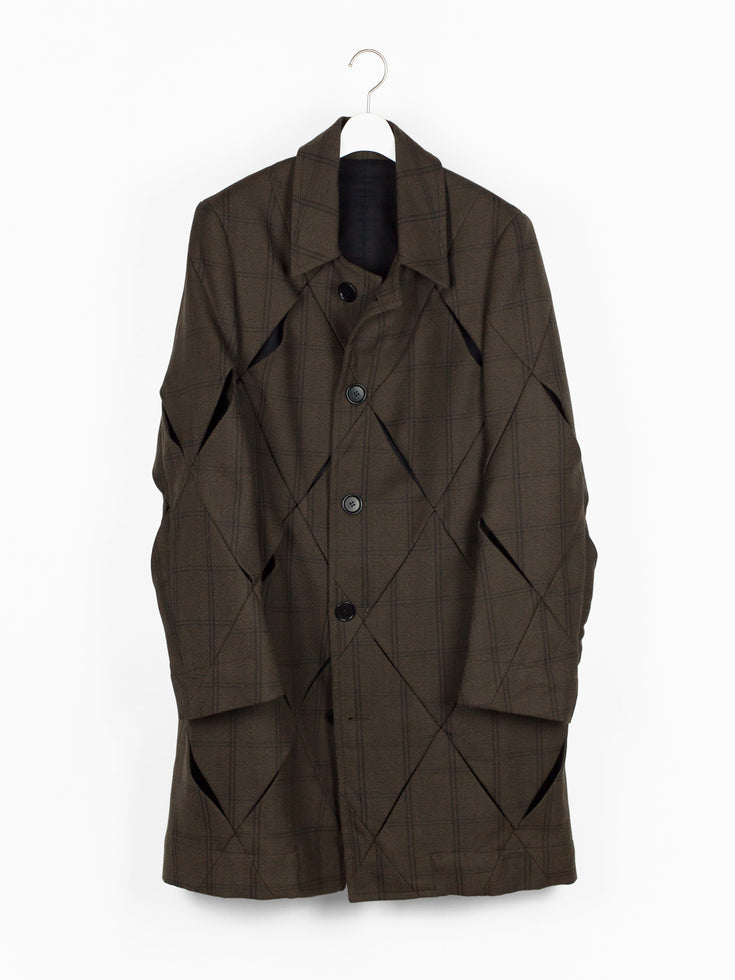 Stefan Cooke AW18 Lozenge Coat