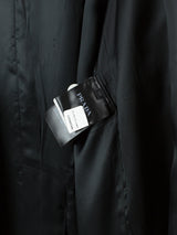 Prada AW18 Overprint Wool Houndstooth Overcoat