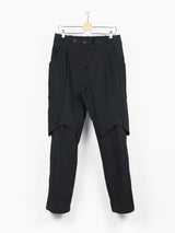 Kiko Kostadinov AW20 00092020 Bindra Cargo Trousers Black