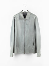 Prada Grey Lambskin Blouson