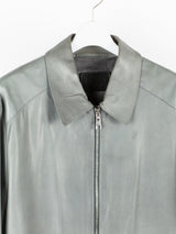 Prada Grey Lambskin Blouson