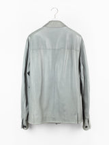 Prada Grey Lambskin Blouson