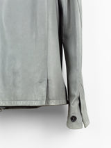 Prada Grey Lambskin Blouson