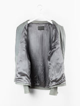 Prada Grey Lambskin Blouson
