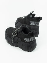 Vetements AW18 SWEAR Nubuck Platform Sneakers