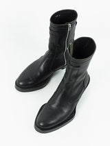 Kozaburo AW19 Abstract Welt Sidezip Motorcycle Boots