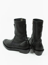 Kozaburo AW19 Abstract Welt Sidezip Motorcycle Boots