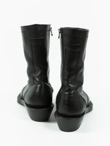 Kozaburo AW19 Abstract Welt Sidezip Motorcycle Boots