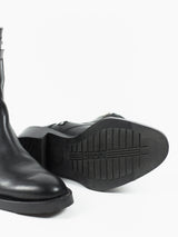 Kozaburo AW19 Abstract Welt Sidezip Motorcycle Boots