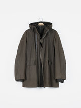Helmut Lang AW98 Military Parka w/ Removable Fleece Lining