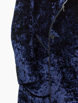 Kozaburo AW19 Bonded Velour Double Breasted Coat