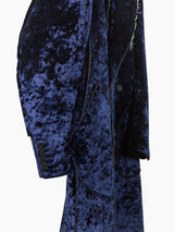 Kozaburo AW19 Bonded Velour Double Breasted Coat