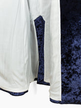 Kozaburo AW19 Bonded Velour Double Breasted Coat