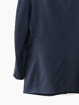 Claude Montana 80s Double-Zip Power Shoulder Blazer