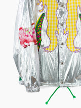 Penultimate SS22 Silver Adorned Coach's Jacket