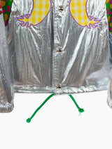 Penultimate SS22 Silver Adorned Coach's Jacket
