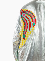 Penultimate SS22 Silver Adorned Coach's Jacket