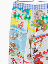 Penultimate SS22 Printed Comic Patchwork Trousers