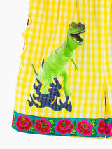 Penultimate SS22 Gingham Elastic Short Shorts