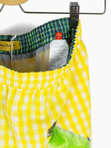Penultimate SS22 Gingham Elastic Short Shorts