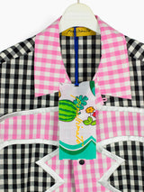Penultimate SS22 Gingham/Comic Camp Collar Shirt