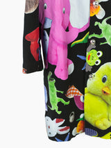 Penultimate SS22 Allover Vinyl Print Linen Coat