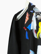 Penultimate SS22 Allover Vinyl Print Linen Coat