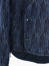 Kozaburo SS22 Laser-Etched Denim Kimono Liner